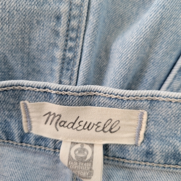 Madewell The Emmett Wide-Leg Crop Jean Welt Pocket Edition Kieran Wash 31 - Picture 13 of 16